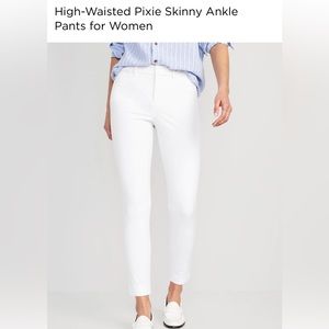 Old Navy High Waisted Pixie Skinny Ankle Pants Size 10